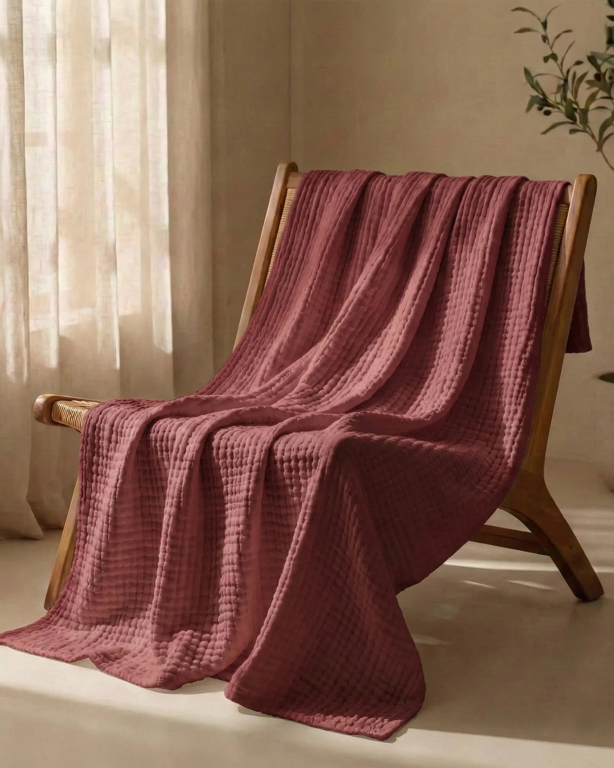 The Monogrammed Blanket - 100% Muslin Cotton
