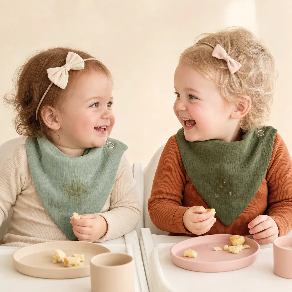 The Muslin Baby Bibs