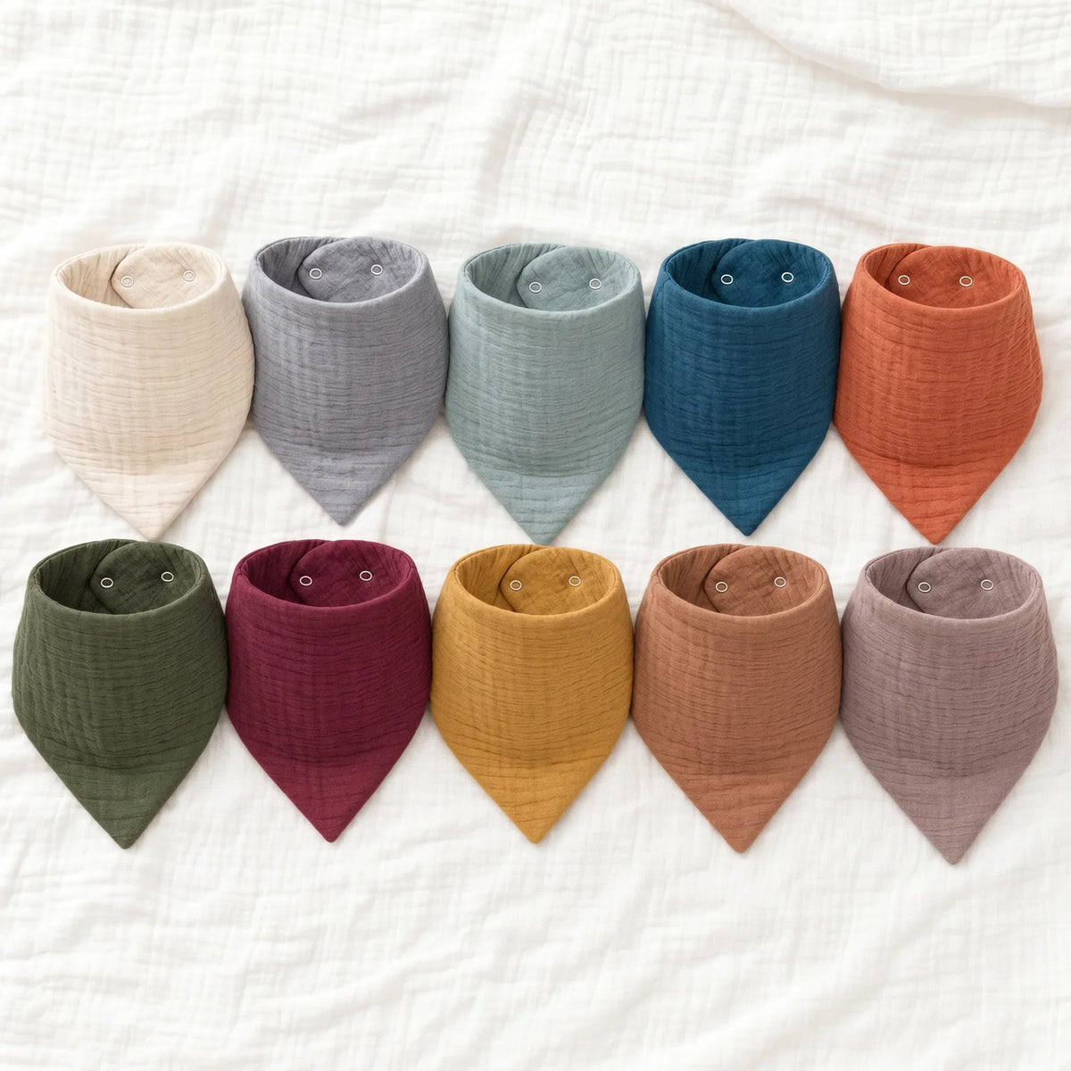 The Muslin Baby Bibs