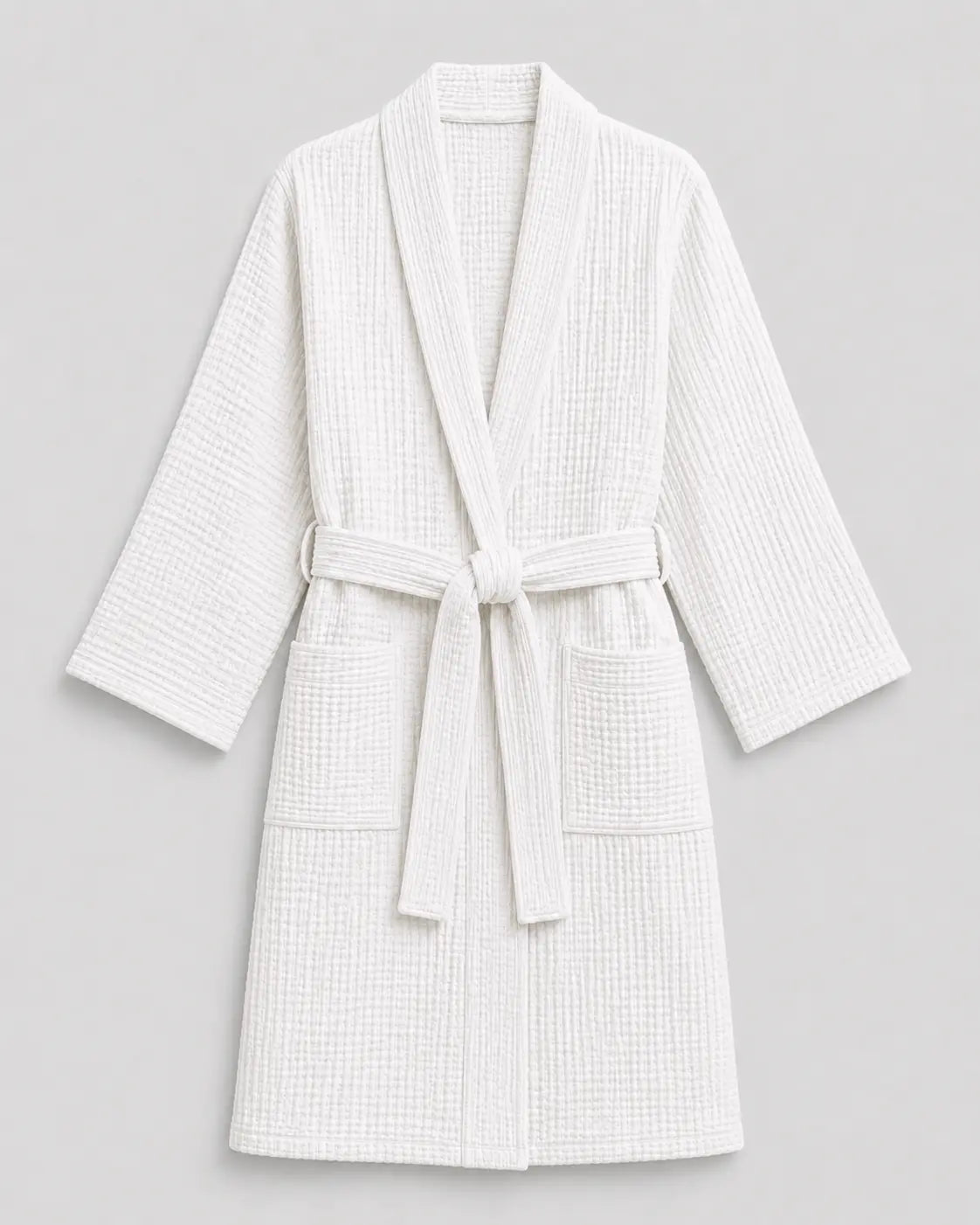 The Four-Seasons Bathrobe - 100% Muslin Cotton